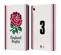 Head Case Designs Licenza Ufficiale England Rugby Union Posizione 3 2023/24 Giocatori Home Kit Custodia Portafoglio in Pelle Compatibile con Apple iPad Mini (2021/2024)