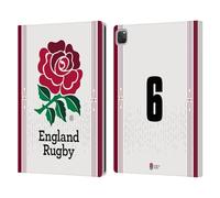 Head Case Designs Licenza Ufficiale England Rugby Union Posizione 6 2023/24 Giocatori Home Kit Custodia Portafoglio in Pelle Compatibile con Apple iPad PRO 12.9 2020/2021/2022