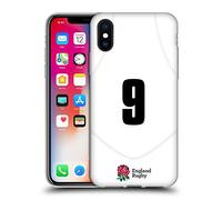 Head Case Designs Licenza Ufficiale England Rugby Union Posizione 9 2020/21 Giocatori Home Kit Custodia in Gel [Protezione di Grado Militare] Compatibile con Apple iPhone X/iPhone XS