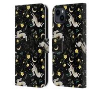 Head Case Designs Licenza Ufficiale Episodic Drawing La Notte dei Coniglietti Schema Custodia Portafoglio in Pelle Compatibile con Apple iPhone 15 Plus