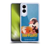 Head Case Designs Licenza Ufficiale Fantastic Beasts: Secrets of Dumbledore Nifflers Badge Grafici Custodia in Gel [Protezione di Grado Militare] Compatibile con Samsung Galaxy S25 Edge