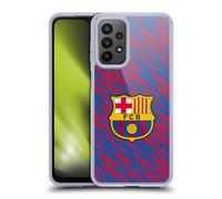 Head Case Designs Licenza Ufficiale FC Barcelona Anomalia Stemma Modelli Custodia Cover in Morbido Gel Compatibile con Samsung Galaxy A23 / 5G (2022)