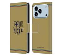 Head Case Designs Licenza Ufficiale FC Barcelona Away 2022/23 Kit Crest Custodia Portafoglio in Pelle Compatibile con Apple iPhone 17 PRO