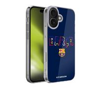 Head Case Designs Licenza Ufficiale FC Barcelona Barca al Neon Grafica Custodia in Gel [Protezione di Grado Militare] Compatibile con Apple iPhone 17