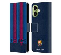 Head Case Designs Licenza Ufficiale FC Barcelona Barca CAMPIONS Custodia Portafoglio in Pelle Compatibile con Apple iPhone 17