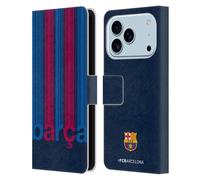Head Case Designs Licenza Ufficiale FC Barcelona Barca CAMPIONS Custodia Portafoglio in Pelle Compatibile con Apple iPhone 17 PRO