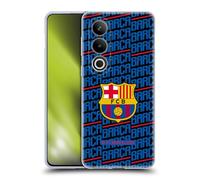 Head Case Designs Licenza Ufficiale FC Barcelona Barca Stemma Modelli Custodia Cover in Morbido Gel Compatibile con OnePlus Ace 3V 5G