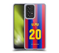 Head Case Designs Licenza Ufficiale FC Barcelona Dani Olmo 2026/27 Kit Casa Giocatori Custodia in Gel [Protezione di Grado Militare] Compatibile con Galaxy A33 5G (2022)