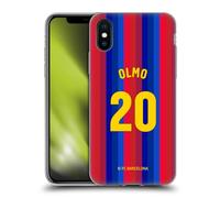 Head Case Designs Licenza Ufficiale FC Barcelona Dani Olmo 2026/27 Kit Casa Giocatori Custodia in Gel [Grado Militare] Compatibile Con Apple iPhone X/iPhone XS E Compatibile Con MagSafe
