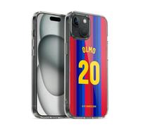 Head Case Designs Licenza Ufficiale FC Barcelona Dani Olmo 2026/27 Kit Casa Giocatori Custodia in Gel [Protezione di Grado Militare] Compatibile Con Apple iPhone 15 E Compatibile Con MagSafe