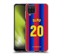 Head Case Designs Licenza Ufficiale FC Barcelona Dani Olmo 2026/27 Kit Casa Giocatori Custodia in Gel [Protezione di Grado Militare] Compatibile con Samsung Galaxy A12 (2020)