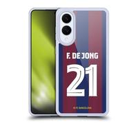 Head Case Designs Licenza Ufficiale FC Barcelona Frenkie de Jong 2023/24 Giocatori Home Kit Custodia in Gel [Protezione di Grado Militare] Compatibile con Samsung Galaxy S25 Edge