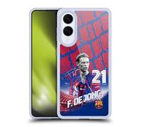 Head Case Designs Licenza Ufficiale FC Barcelona Frenkie de Jong 2023/24 Prima Squadra Custodia in Gel [Protezione di Grado Militare] Compatibile con Samsung Galaxy S25 Edge