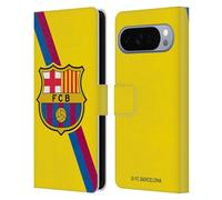 Head Case Designs Licenza Ufficiale FC Barcelona Fuori Casa 2019/20 Kit Cresta Custodia Portafoglio in Pelle Compatibile con Google Pixel 10 Pro XL