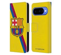 Head Case Designs Licenza Ufficiale FC Barcelona Fuori Casa 2019/20 Kit Cresta Custodia Portafoglio in Pelle Compatibile con Google Pixel 10