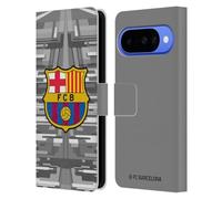 Head Case Designs Licenza Ufficiale FC Barcelona Fuori Casa Portiere 2019/20 Kit Cresta Custodia Portafoglio in Pelle Compatibile con Google Pixel 10