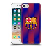 Head Case Designs Licenza Ufficiale FC Barcelona Home Kit per Stemma 2025/26 Custodia in Gel [Protezione di Grado Militare] Compatibile con Apple iPhone 7/8 / SE 2020 & 2022