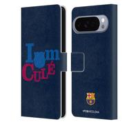 Head Case Designs Licenza Ufficiale FC Barcelona I'M A Cule CAMPIONS Custodia Portafoglio in Pelle Compatibile con Google Pixel 10 Pro XL
