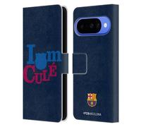 Head Case Designs Licenza Ufficiale FC Barcelona I'M A Cule CAMPIONS Custodia Portafoglio in Pelle Compatibile con Google Pixel 10