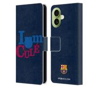 Head Case Designs Licenza Ufficiale FC Barcelona I'm A Cule CAMPIONS Custodia Portafoglio in Pelle Compatibile con Apple iPhone 17