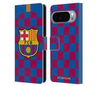 Head Case Designs Licenza Ufficiale FC Barcelona In casa 2019/20 Kit Cresta Custodia Portafoglio in Pelle Compatibile con Google Pixel 10 Pro XL