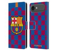 Head Case Designs Licenza Ufficiale FC Barcelona in casa 2019/20 Kit Cresta Custodia Portafoglio in Pelle Compatibile con Apple iPhone 17 Air