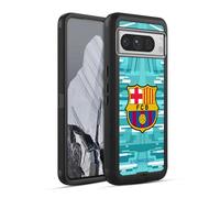 Head Case Designs Licenza Ufficiale FC Barcelona in casa Portiere 2019/20 Kit Cresta Custodia Antiurto Ultra Blindata Compatibile con Google Pixel 8 PRO