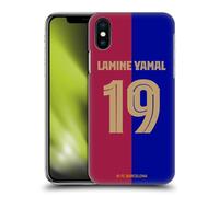 Head Case Designs Licenza Ufficiale FC Barcelona Lamine Yamal 2024/25 Giocatori Home Kit Custodia Cover Dura per Parte Posteriore Compatibile con Apple iPhone X/iPhone XS