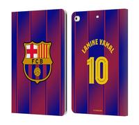 Head Case Designs Licenza Ufficiale FC Barcelona Lamine?Yamal 2025/26 Giocatori Home Kit Custodia Portafoglio in Pelle Compatibile con Apple iPad 9.7 2017 / iPad 9.7 2018