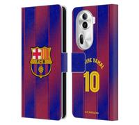 Head Case Designs Licenza Ufficiale FC Barcelona Lamine?Yamal 2025/26 Giocatori Home Kit Custodia Portafoglio in Pelle Compatibile con Oppo Reno11