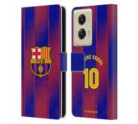 Head Case Designs Licenza Ufficiale FC Barcelona Lamine?Yamal 2025/26 Giocatori Home Kit Custodia Portafoglio in Pelle Compatibile con Motorola Moto G Stylus 5G (2024)