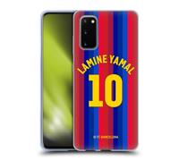 Head Case Designs Licenza Ufficiale FC Barcelona Lamine Yamal 2026/27 Kit Casa Giocatori Custodia in Gel [Protezione di Grado Militare] Compatibile con Samsung Galaxy S20 / S20 5G