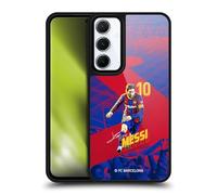 Head Case Designs Licenza Ufficiale FC Barcelona Lionel Messi 2020/21 Prima Squadra Gruppo 1 Cover in Gel Rinforzata [Protezione di Grado Militare] Compatibile con Samsung Galaxy A55 5G