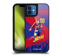 Head Case Designs Licenza Ufficiale FC Barcelona Lionel Messi 2020/21 Prima Squadra Gruppo 1 Cover in Gel Rinforzata [Protezione di Grado Militare] Compatibile con Apple iPhone 12 / iPhone 12 PRO