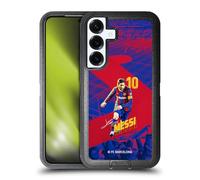 Head Case Designs Licenza Ufficiale FC Barcelona Lionel Messi 2020/21 Prima Squadra Gruppo 1 Custodia Antiurto Ultra Blindata Compatibile con Samsung Galaxy S25+