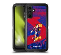 Head Case Designs Licenza Ufficiale FC Barcelona Lionel Messi 2020/21 Prima Squadra Gruppo 1 Custodia Antiurto Ultra Blindata Compatibile con Samsung Galaxy A13 5G (2021)