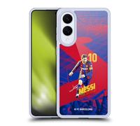 Head Case Designs Licenza Ufficiale FC Barcelona Lionel Messi 2020/21 Prima Squadra Gruppo 1 Custodia in Gel [Protezione di Grado Militare] Compatibile con Samsung Galaxy S25 Edge