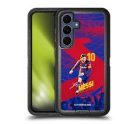 Head Case Designs Licenza Ufficiale FC Barcelona Lionel Messi 2020/21 Prima Squadra Gruppo 1 Custodia Antiurto Ultra Blindata Compatibile con Samsung Galaxy S25 Fe