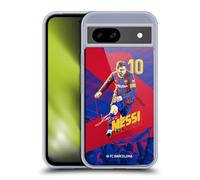 Head Case Designs Licenza Ufficiale FC Barcelona Lionel Messi 2020/21 Prima Squadra Gruppo 1 Custodia in Gel [Protezione di Grado Militare] Compatibile con Google Pixel 8a E Compatibile con MagSafe