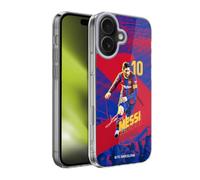 Head Case Designs Licenza Ufficiale FC Barcelona Lionel Messi 2020/21 Prima Squadra Gruppo 1 Custodia in Gel [Protezione di Grado Militare] Compatibile con Apple iPhone 17