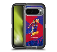 Head Case Designs Licenza Ufficiale FC Barcelona Lionel Messi 2020/21 Prima Squadra Gruppo 1 Custodia Antiurto Ultra Blindata Compatibile con Google Pixel 10