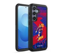 Head Case Designs Licenza Ufficiale FC Barcelona Lionel Messi 2020/21 Prima Squadra Gruppo 1 Custodia Antiurto Ultra Blindata Compatibile con Samsung Galaxy S25