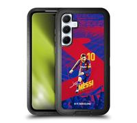 Head Case Designs Licenza Ufficiale FC Barcelona Lionel Messi 2020/21 Prima Squadra Gruppo 1 Custodia Antiurto Ultra Blindata Compatibile con Samsung Galaxy A55 5G