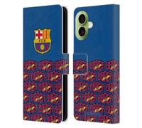 Head Case Designs Licenza Ufficiale FC Barcelona Logo E Modello FORCA Barca Custodia Portafoglio in Pelle Compatibile con Apple iPhone 17