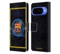 Head Case Designs Licenza Ufficiale FC Barcelona Logo Neon Custodia Portafoglio in Pelle Compatibile con Google Pixel 10