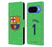 Head Case Designs Licenza Ufficiale FC Barcelona Marc-André ter Stegen 2020/21 Giocatori Home Kit Gruppo 1 Custodia Portafoglio in Pelle Compatibile con Google Pixel 10