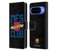Head Case Designs Licenza Ufficiale FC Barcelona Més Que Un Club Culé Custodia Portafoglio in Pelle Compatibile con Google Pixel 10