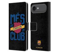 Head Case Designs Licenza Ufficiale FC Barcelona Més Que Un Club Culé Custodia Portafoglio in Pelle Compatibile con Apple iPhone 17 Air
