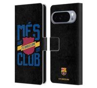 Head Case Designs Licenza Ufficiale FC Barcelona Més Que Un Club Culé Custodia Portafoglio in Pelle Compatibile con Google Pixel 10 Pro XL