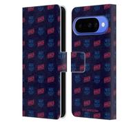 Head Case Designs Licenza Ufficiale FC Barcelona Modello FORCA BARCA Custodia Portafoglio in Pelle Compatibile con Google Pixel 10